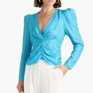 Ronny Kobo Collection Blue Blouse
